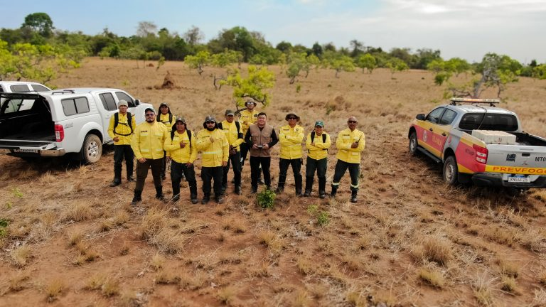 Brigadistas indígenas na capacitação – Ascom/CIR